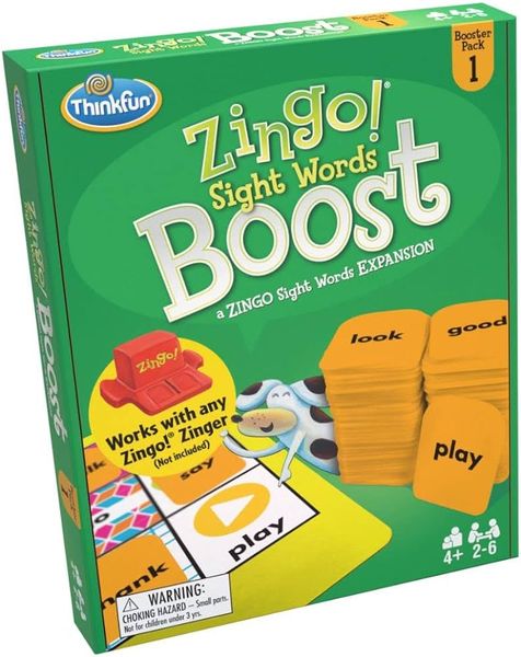 Thinkfun Zingo Sight Words Booster Pack 1 - extra cards add-on set