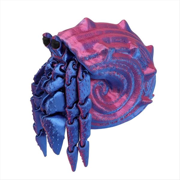3D Printing Hermit Crab Multi-Joint Movable Model Shouban Housing Decoratio
