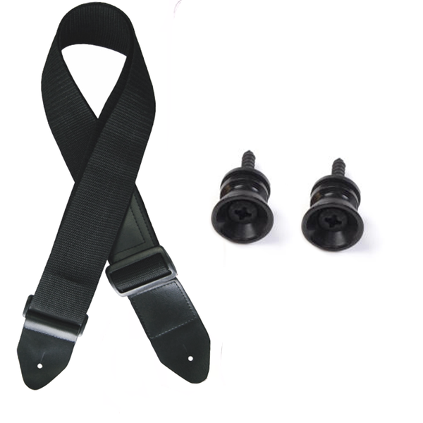 Adjustable Guitar Strap with 2 Strap Pins - Fits Electric, Acoustic &amp; Bass