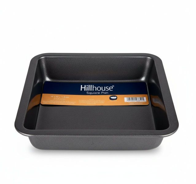 Hillhouse Non-Stick Square Bakeware Pan 18 cm with 1.2 L Capacity