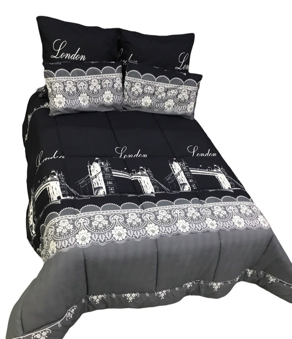 Grey London Bedding 5 Piece Comforter Set Buy Online in South Africa