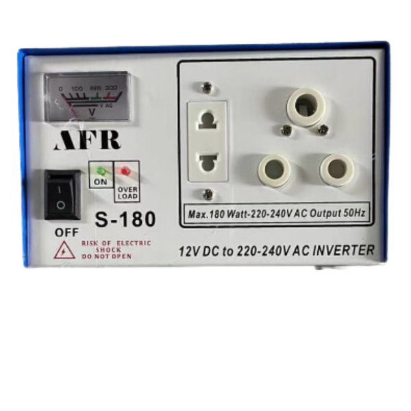 12V AFR Inverter with built in charge controller-S-180
