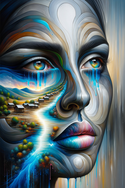 Canvas Wall Art Decor - Thinking Of Home Artwork