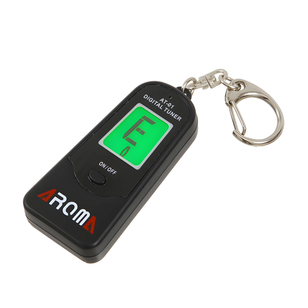 Aroma AT-01 Keyring Guitar Tuner | Portable Clip-On Chromatic Tuner