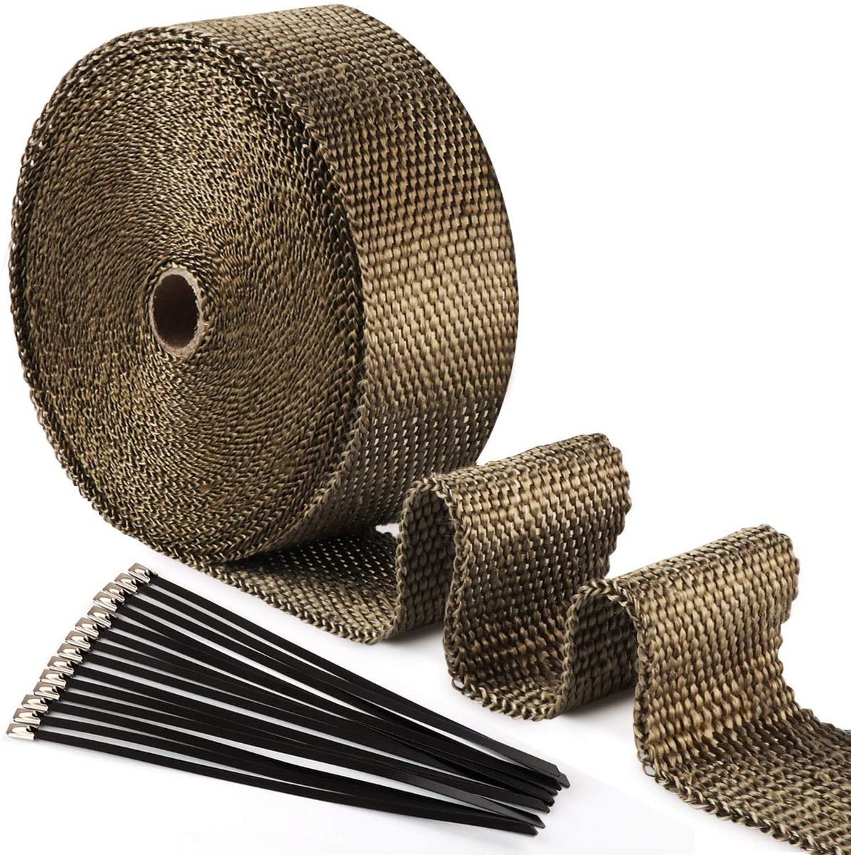 15m Titanium Gold Exhaust Heat Shield Wrap Shop Today. Get it