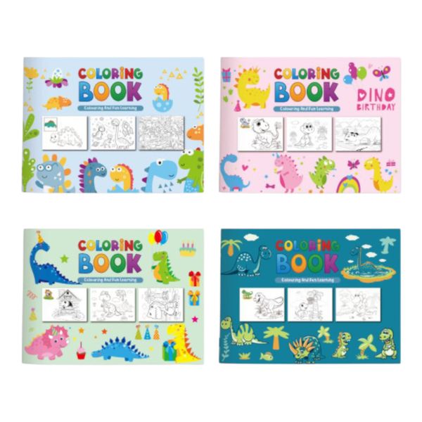 4pcs Coloring Book