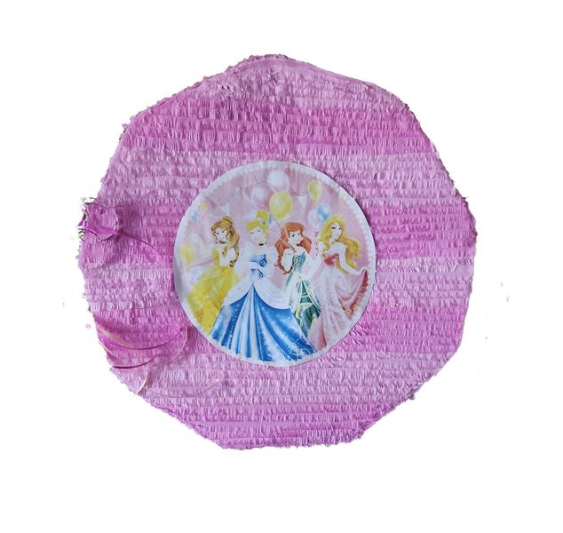 Pink Princesses Round Pinata