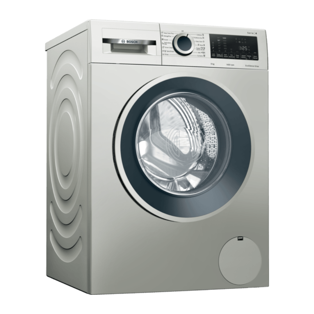 Bosch - 9kg Frontloader Washing Machine - Serie 4 - Silver Inox