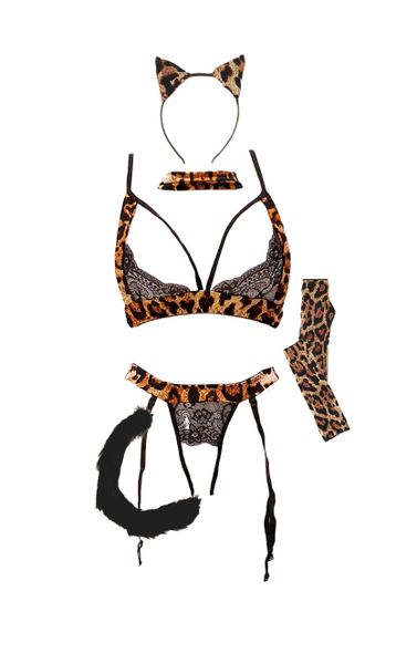 Leopard Bodysuit Lingerie Sensuality,Exquisite Elegance, Gift Cose play