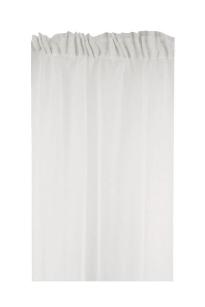 Sheer Voile Taped Curtain, 290x250cm