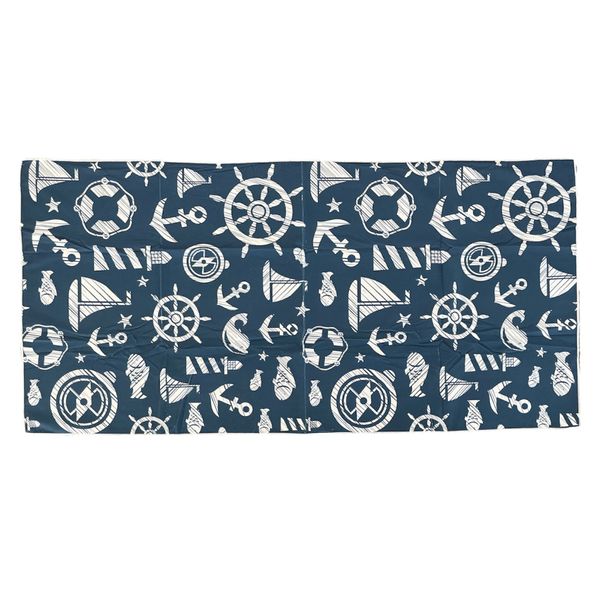 Kids Microfibre Printed Beach Towel - Cotton Road - Pink, Purple