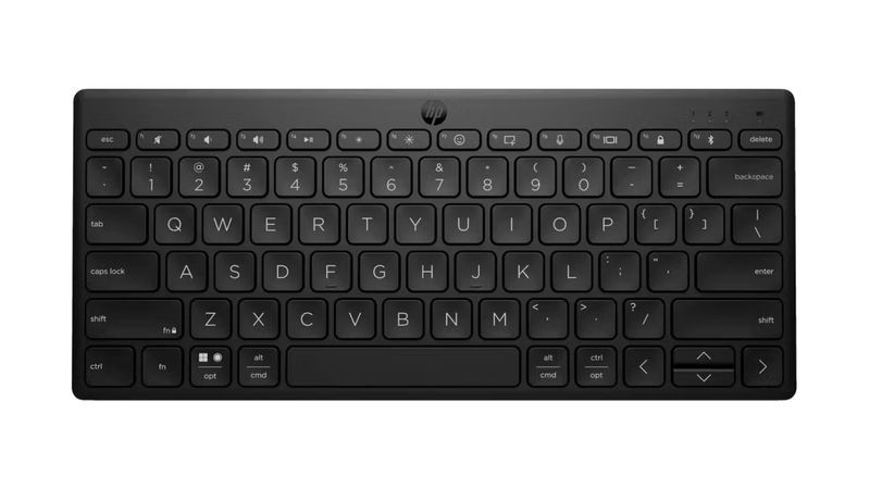 HP 350 Multi-Device Compact Wireless Keyboard English - Black