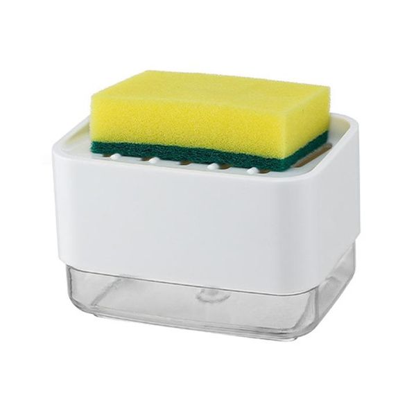 2 in 1 Soap Dispenser and Sponge Holder