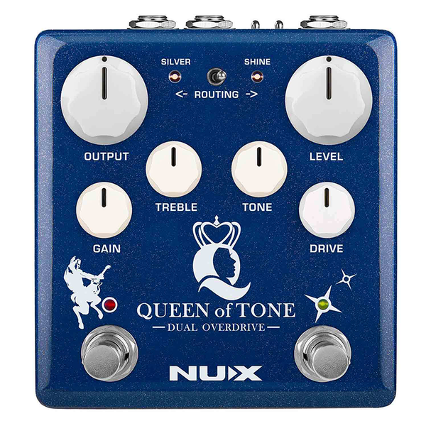 Nux NDO6 Queen of Tone Dual Overdrive Effect Pedal