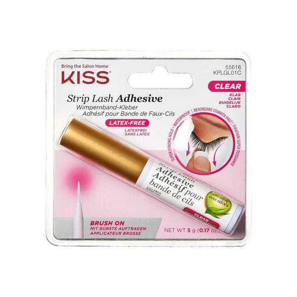 Kiss False Eyelash Glue Strip, 5G Size, Clear