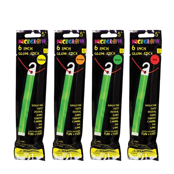 Bulk Pack x 10 Glow Stick 15cm With String