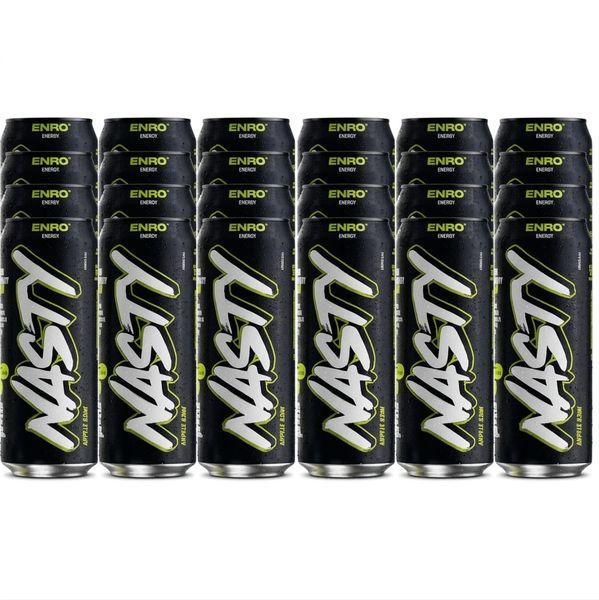 Nasty Energy Apple Kiwi Flavour 24x500ml