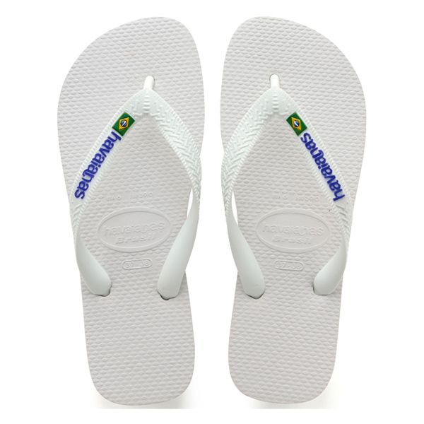 Havaianas Brazil Logo White