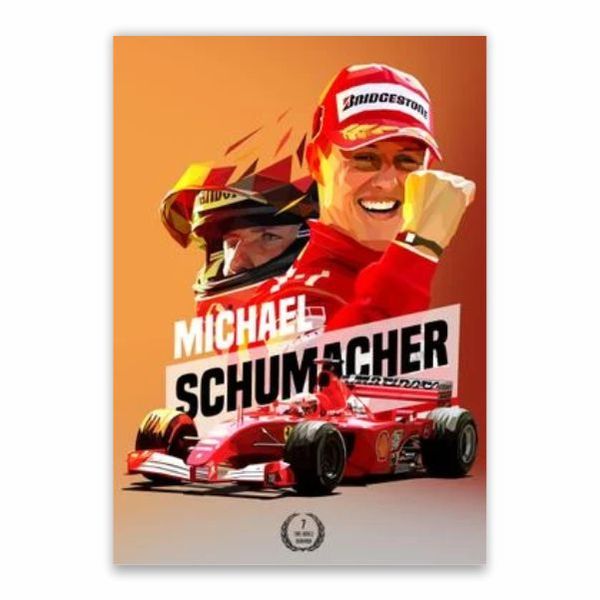 Michael Schumacher Animated Poster - A1