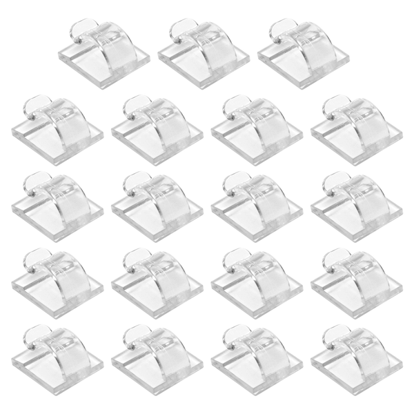 Hooks for Outdoor String Lights Clips 15 Pack Clips Clear Light Hook