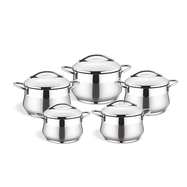 Ecoten Stainless Steel Cookware Set (10 Pieces)