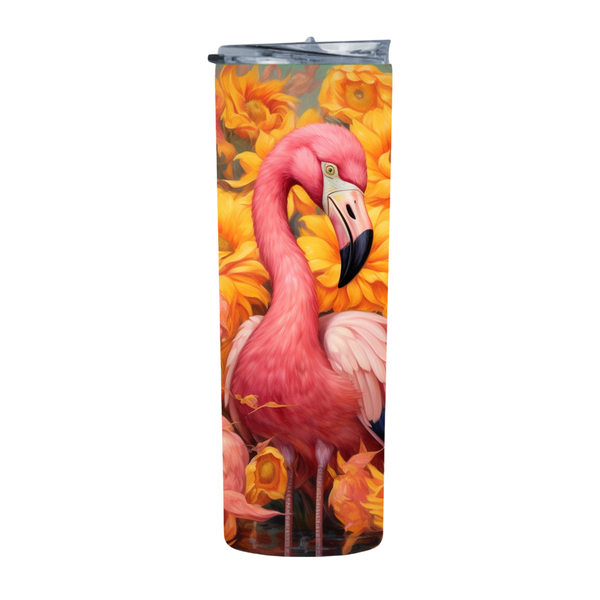 Sunflower Flamingo 61 20 Oz Straight Skinny Tumbler 205