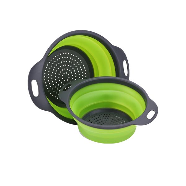 Colander Silicone Foldable Set of 2