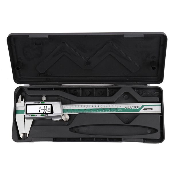 150mm Stainless Steel LCD Screen Display Digital Caliper Vernier Caliper