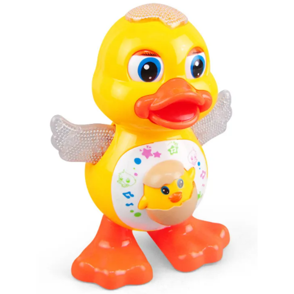 Musical Dancing Duck with Flashing Light Interesting Waddle Electronic Toy