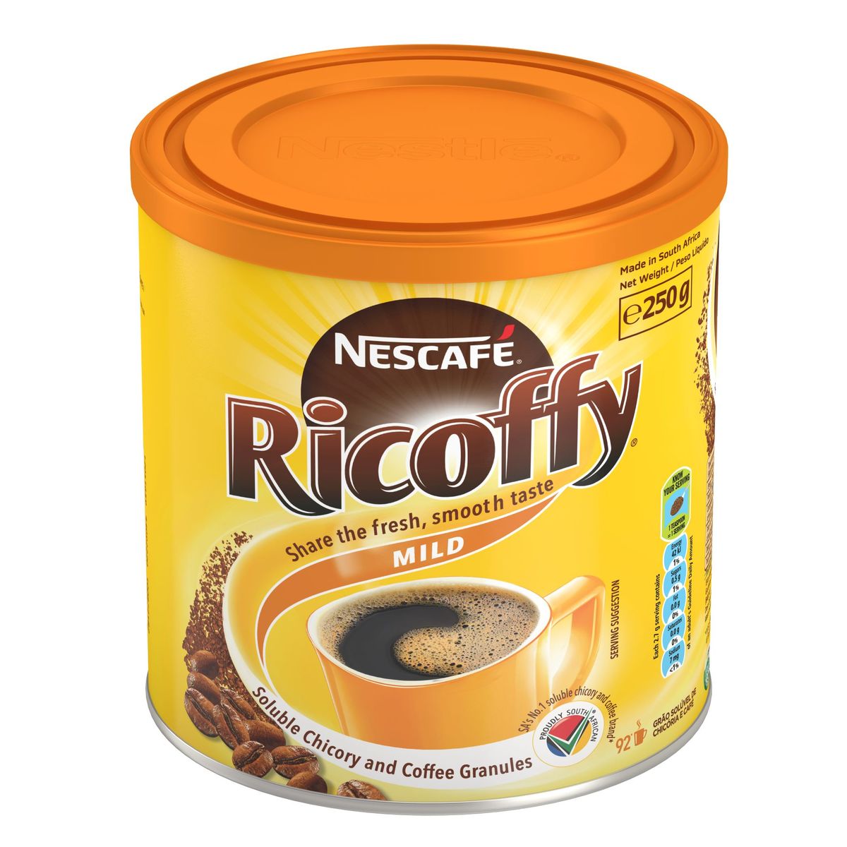 Nescafé Ricoffy Mild Instant Coffee, 250g Shop Today. Get it Tomorrow