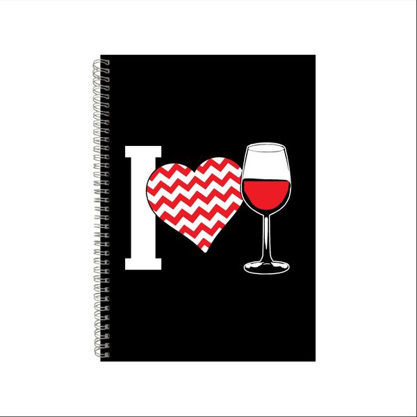Wine Lover Notebook Gift Idea A4 Notepad Pad 34