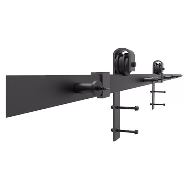 Sliding Barn Door Hardware Kit 6.5FTEasy Install Track for Single Wood Door