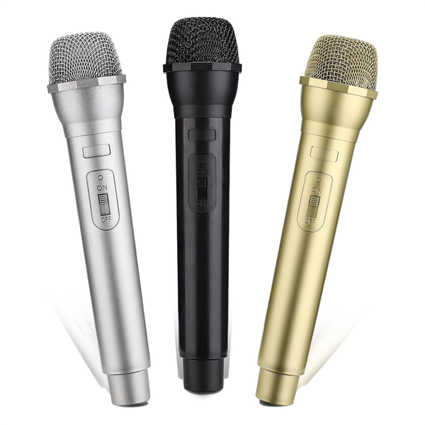 3 Pcs Microphone Prop For Costume Role Play Christmas Cosplay Party