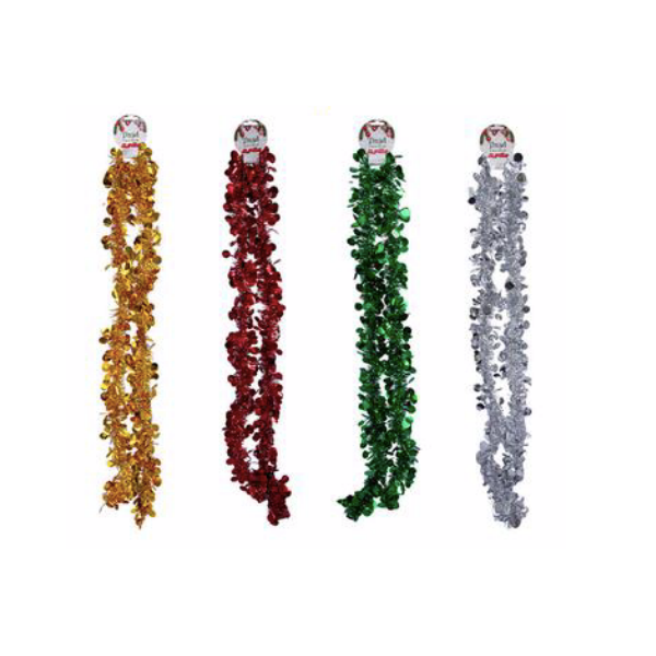 Stationary - Garland Christmas Tinsel - Set of 4
