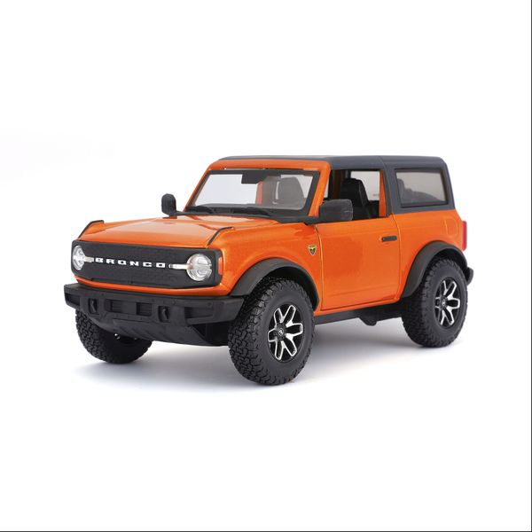 Maisto 1/24 Ford Bronco 2021 - Orange (18cm Long)