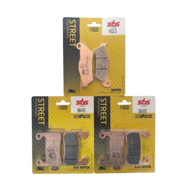 SBS Sintered Brake Pad Kit to fit BMW S1000XR 2020-2023
