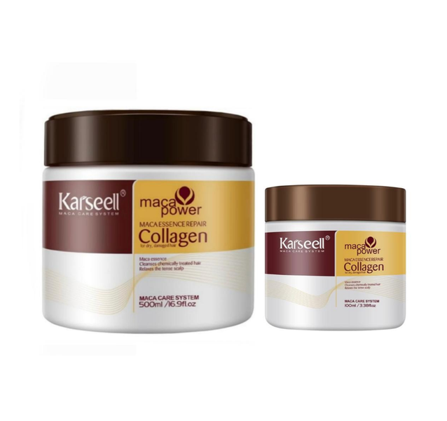 Karseell Maca Power Collagen Hair Mask in Two Different Sizes