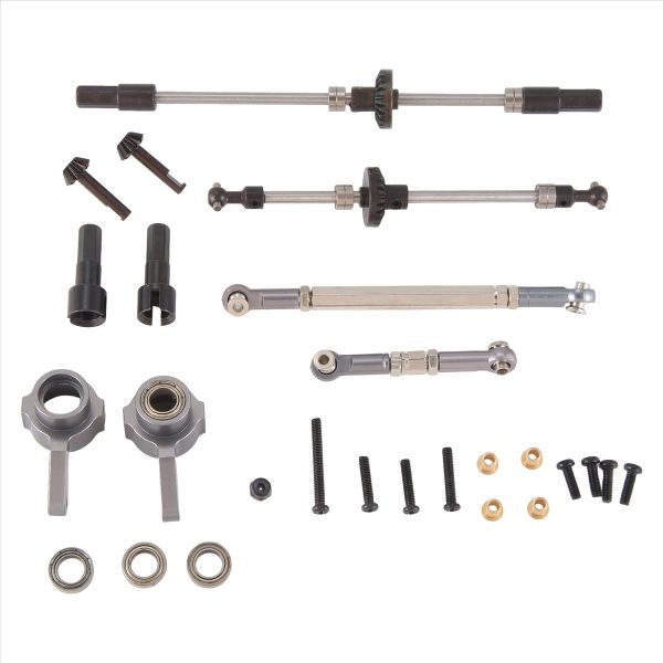 Metal Gear Bridge Axle for B1 B-1 B14 B-14 B24 B-24,Front+Rear