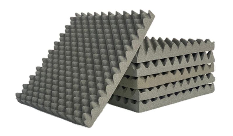 Acoustic Sound Panels - CONVOLUTED - GREY (Pack of 6)