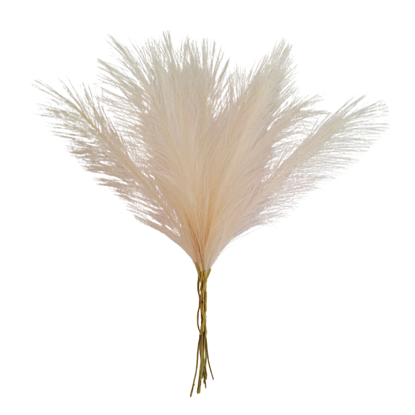 Faux Pampas Grass - 10 Pieces