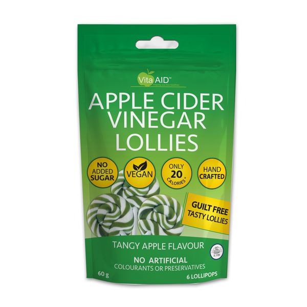 Apple Cider Vinegar Lollies 6s