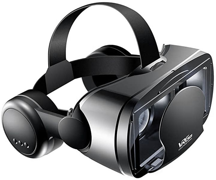 VRG Pro 3D Virtual Reality Glasses with Adjustable IPD - Black