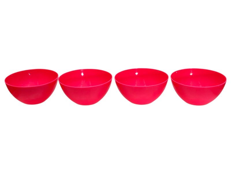 Plastic Cereal Bowl Set - 137xH65mm - 4 Piece