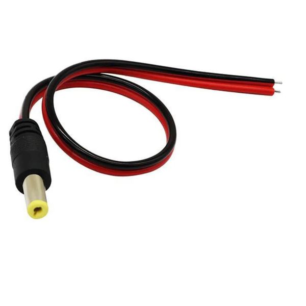 MP121 + LEAD - Inline Moulded DC Power Plug with 20cm Lead