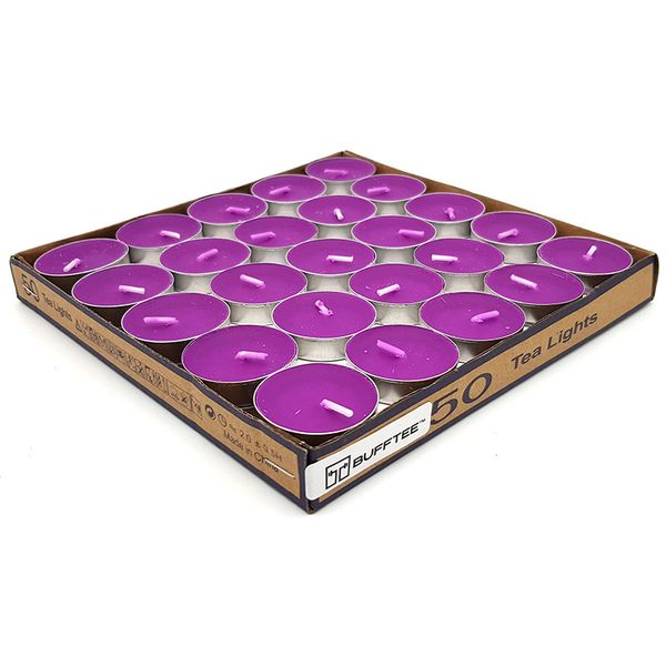 Bufftee Pack Of 50 Deepavali - Diwali Mini Candles - Mini Diyas -Tea Lights