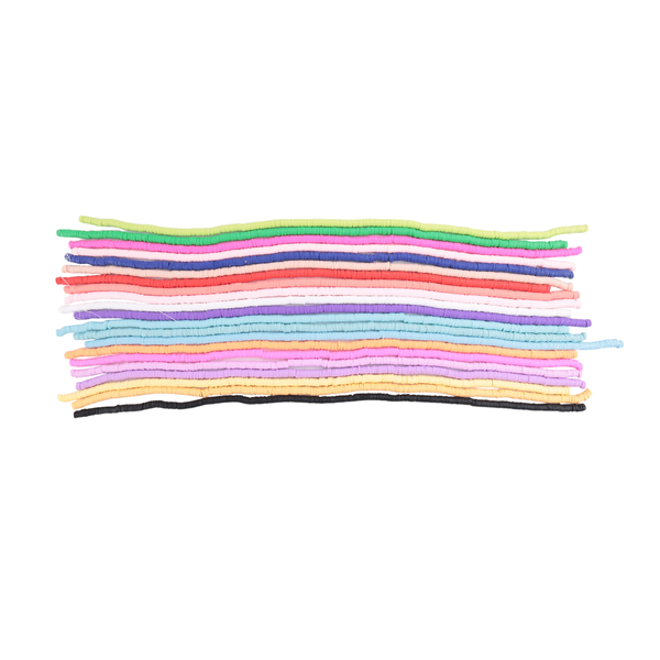 Flat Clay Heishi Beads Suitable for Jewelry Making Academy Disc Beads