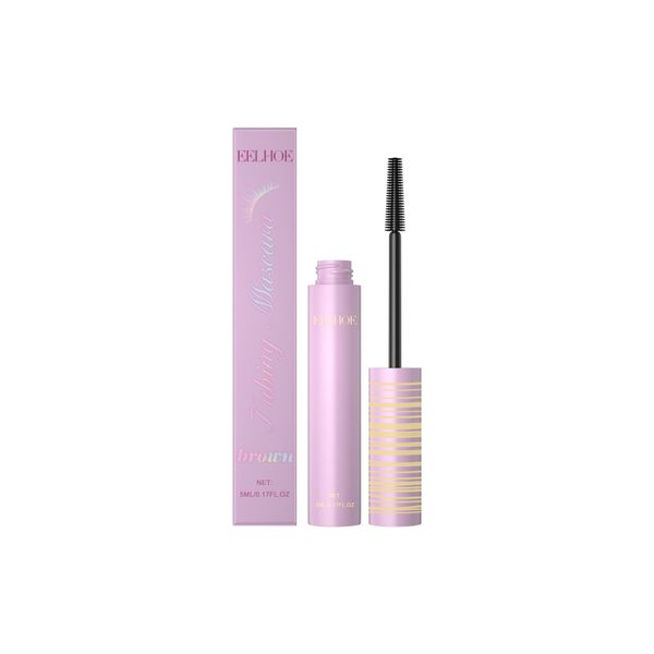 Brown Mascara-Lightweight Natural Curl, Long-Lasting Smudge-Proof