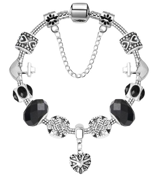 DIY Alloy Bracelet - Zinc Alloy, Crystal, Diamond-Paved, Oil Coating