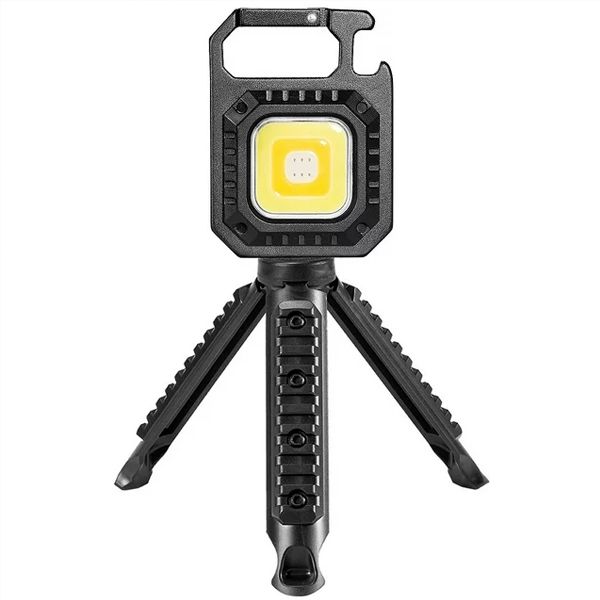 COB Rechargeable Keychain light with Tripod