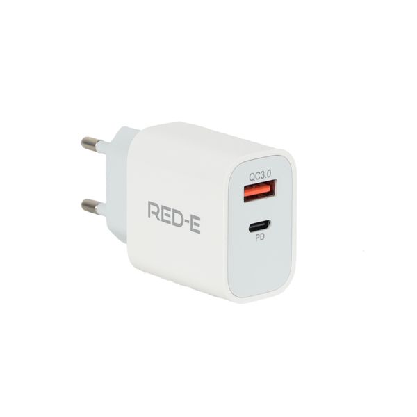 RED-E 35W Dual Port Wall Charger with Fast Charging &amp; SmartFuse
